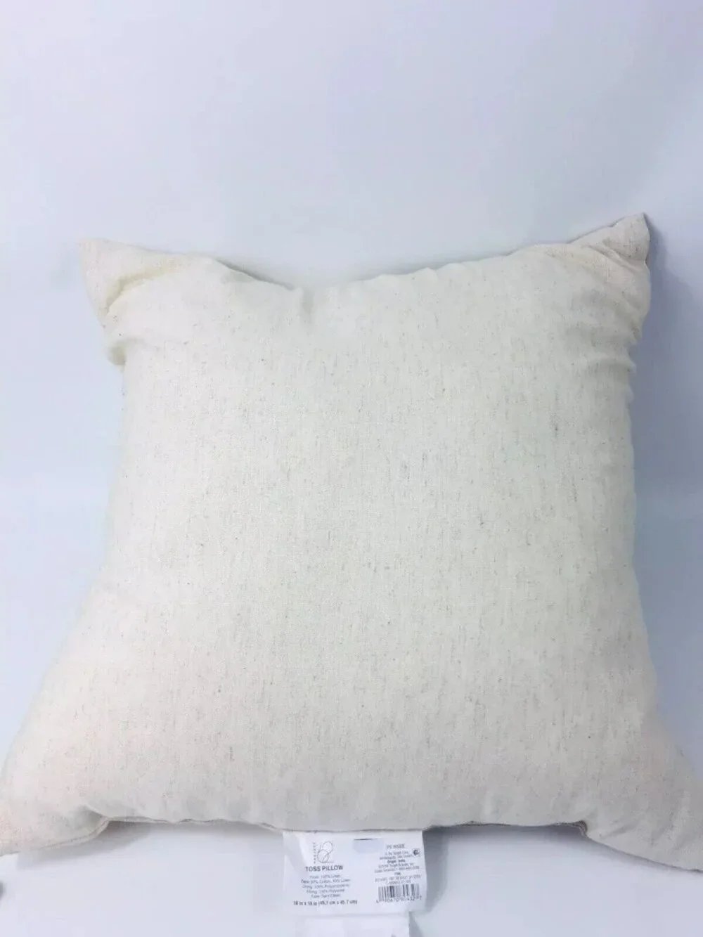 Project 62 Linen Throw Pillow 18 inch Color Block Pink